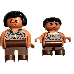 Lego‎ Prehistoric Duplo Cavewoman and Child (Both included)